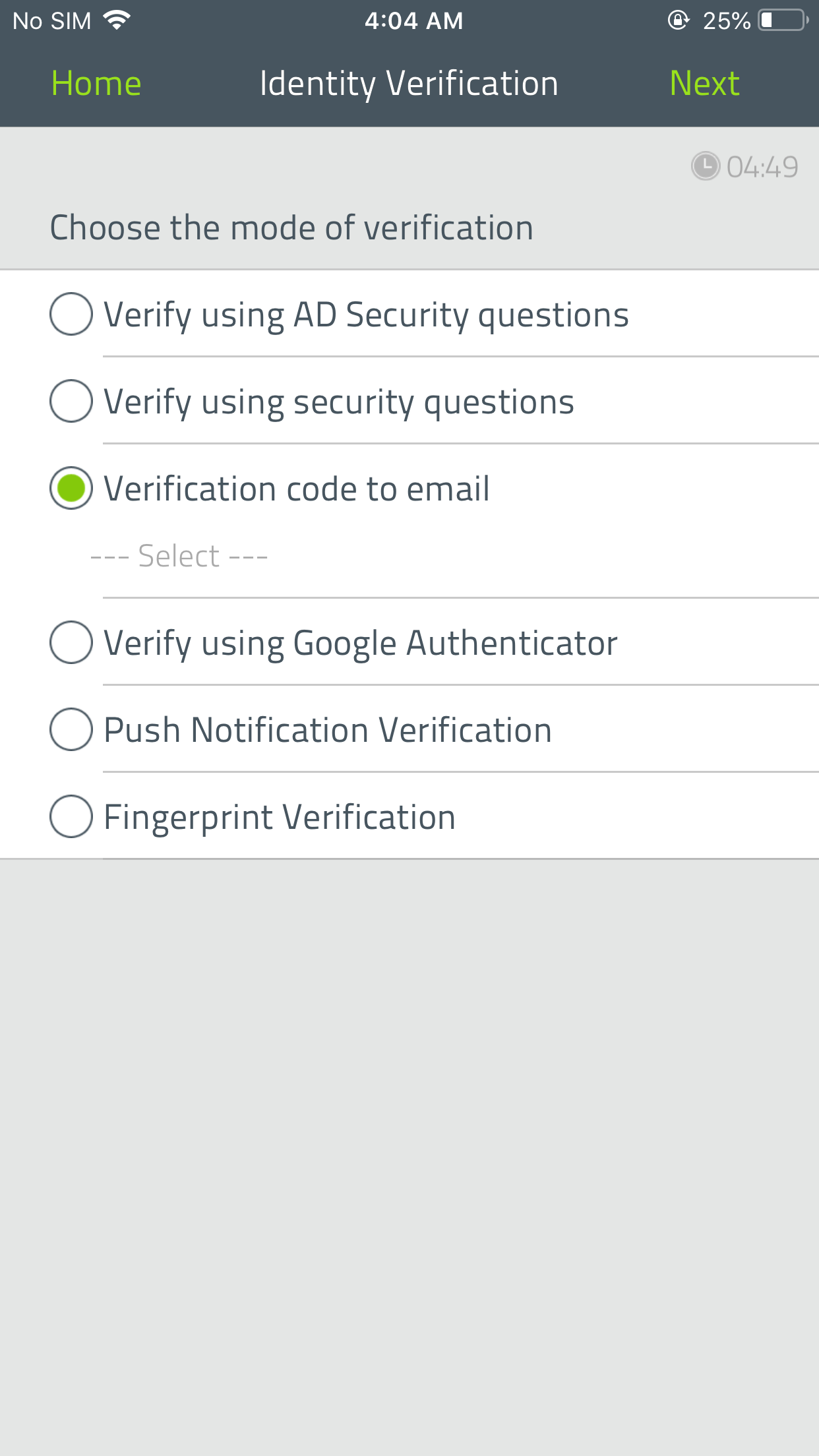 Identity verification